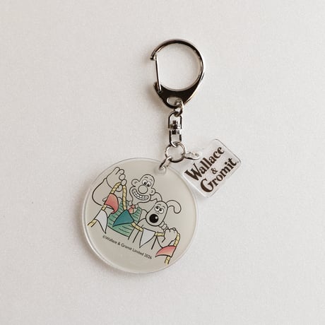 ウォレス＆グルミット　 アクリルキーホルダー　グルミットガーデン〈B〉