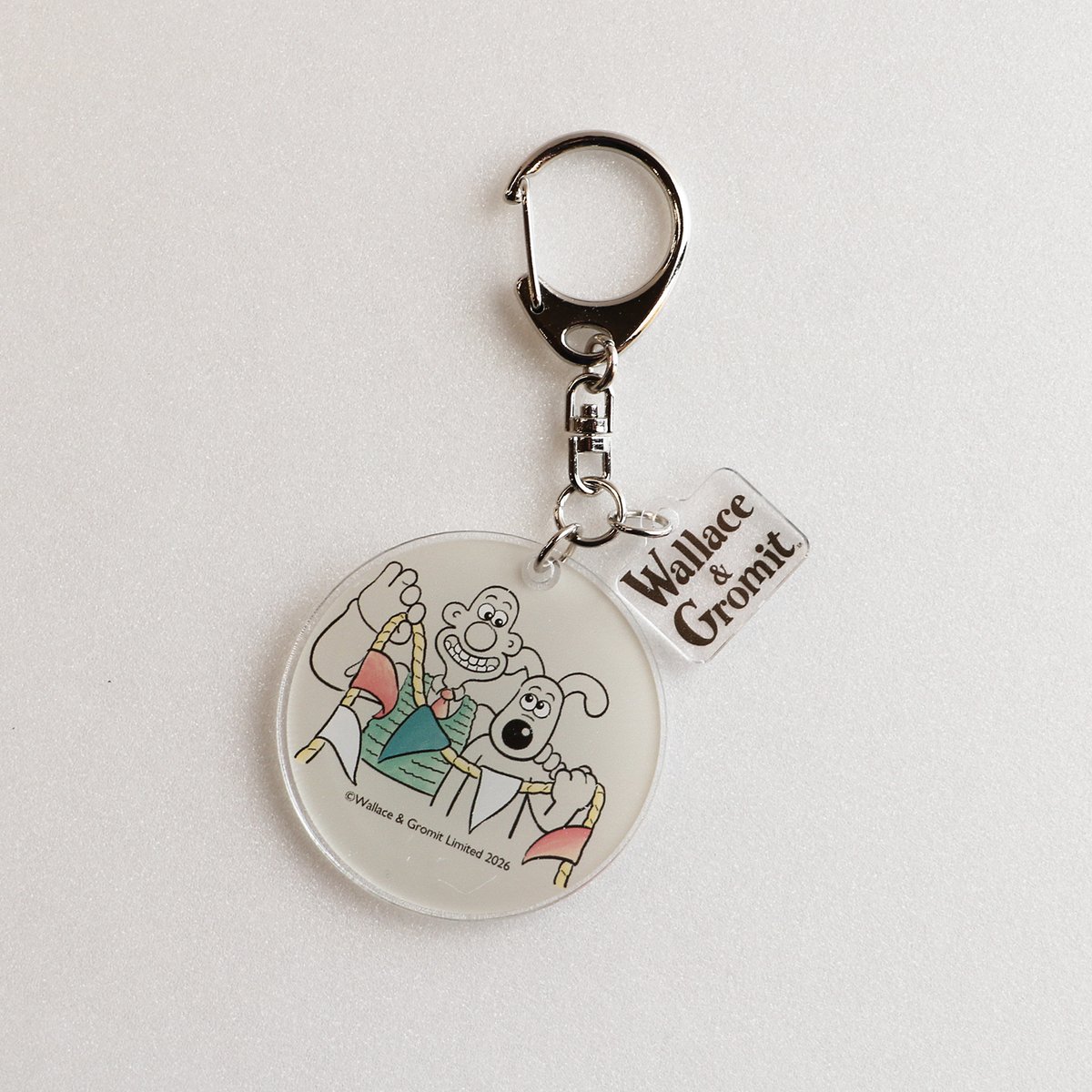 ウォレス＆グルミット アクリルキーホルダー グルミットガーデン〈B