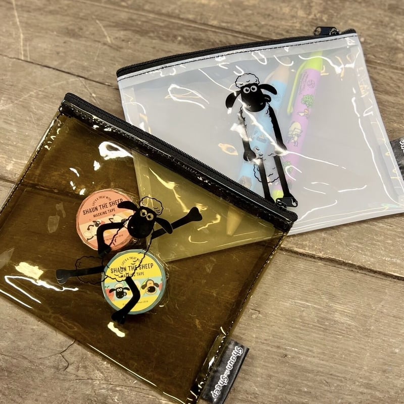 ひつじのショーン PVCフラットポーチ | ローザンベリー多和田