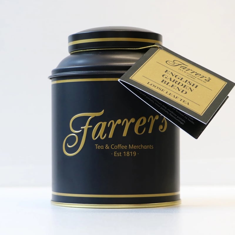 【hideBURBERRY LONDON SANDRINGHAMライナー付 Farrer's＜ファーラーズ＞ イングリッシュガーデン（ティーキャディ