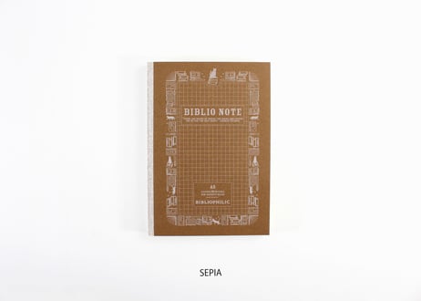 【BIBLIO PHILIC】　BIBLIO NOTE  GRID A5（単行本サイズ）