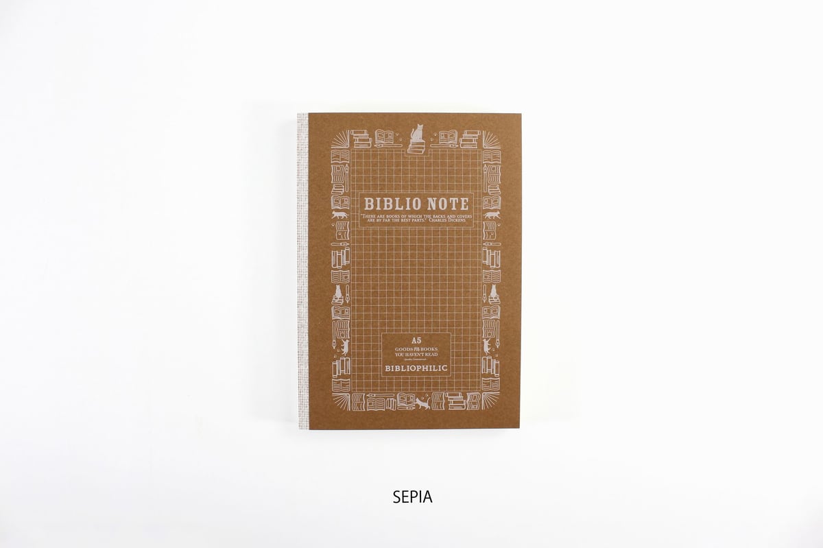 いも@プロフ必読ページ BIBLIO PHILIC】 BIBLIO NOTE GRID A5（単行本サイズ） |