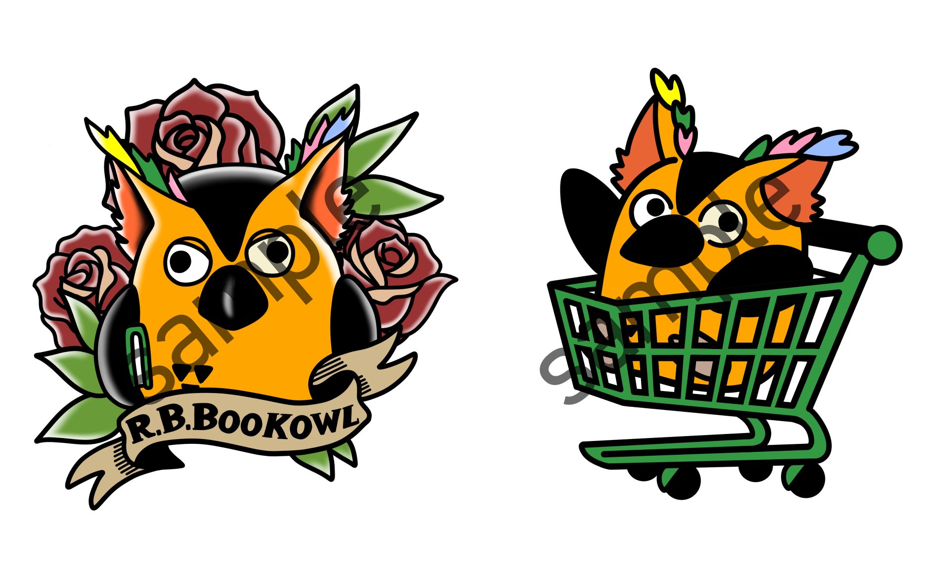 R.B.ブッコロー タトゥーシール | ONLINE STORE｜STORY STORY YO