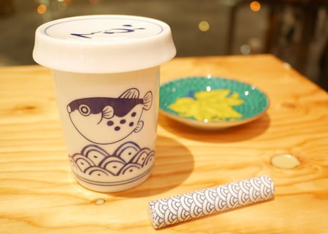 波蓋付ひれ酒カップ