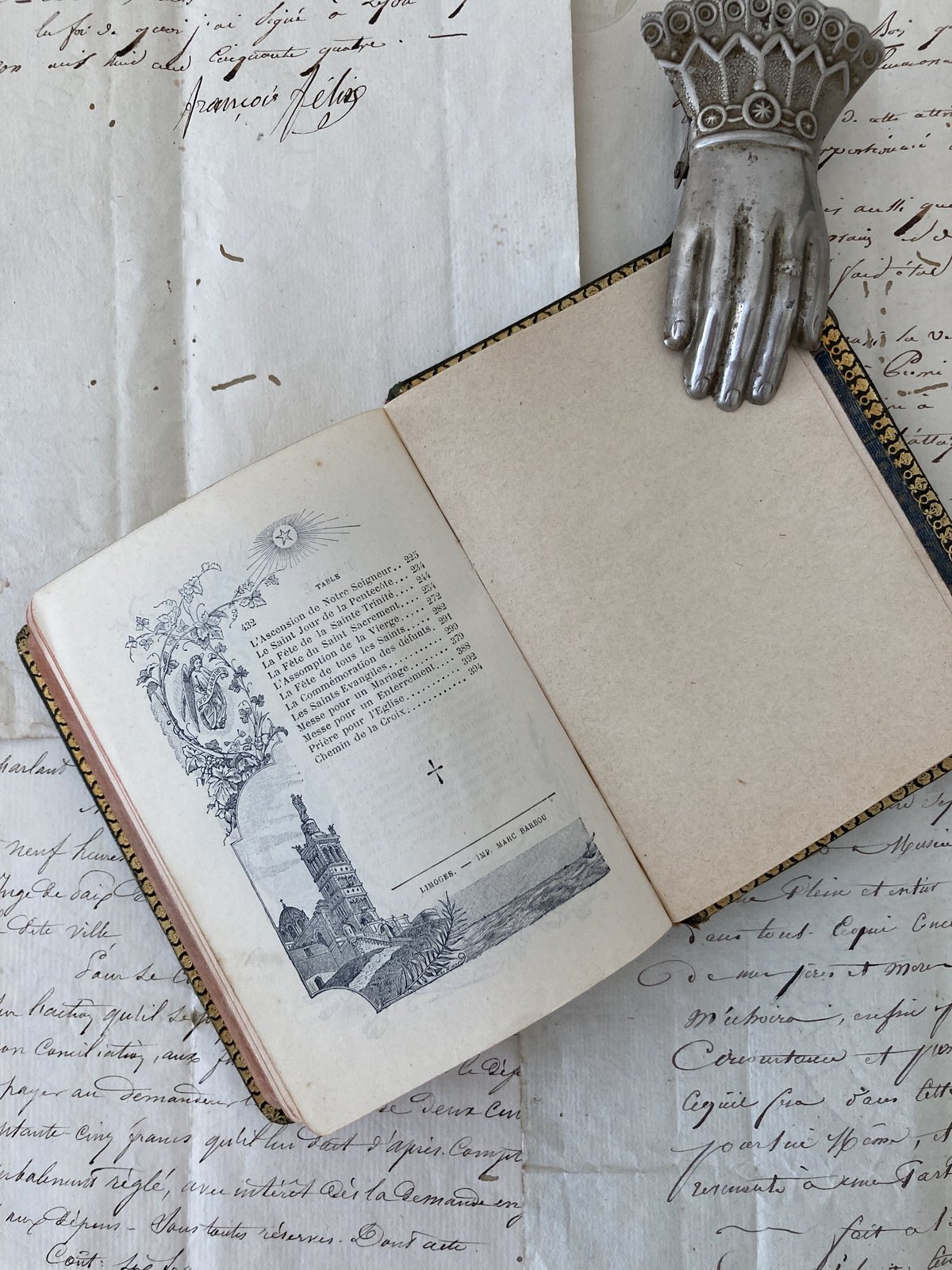 フランスアンティーク missel ミゼル(祈祷書)② | minon antiques フランスアンティーク missel ミゼル(祈祷書)② | minon antiques