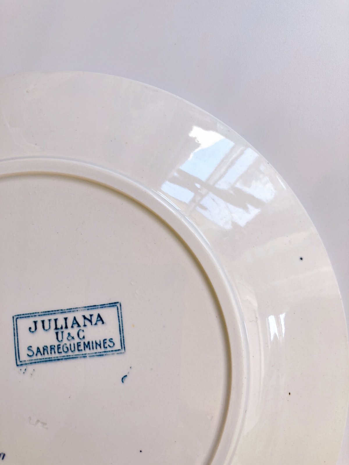 フランスアンティーク サルグミンヌ JULIANAシリーズ 平皿