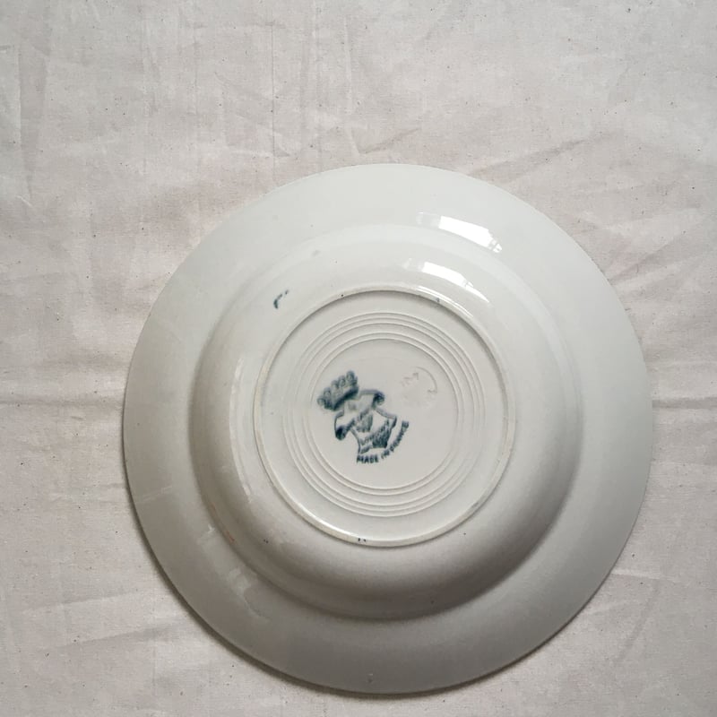 フランスアンティーク Longwy スープ皿（深皿） 鳥柄 | minon antiques