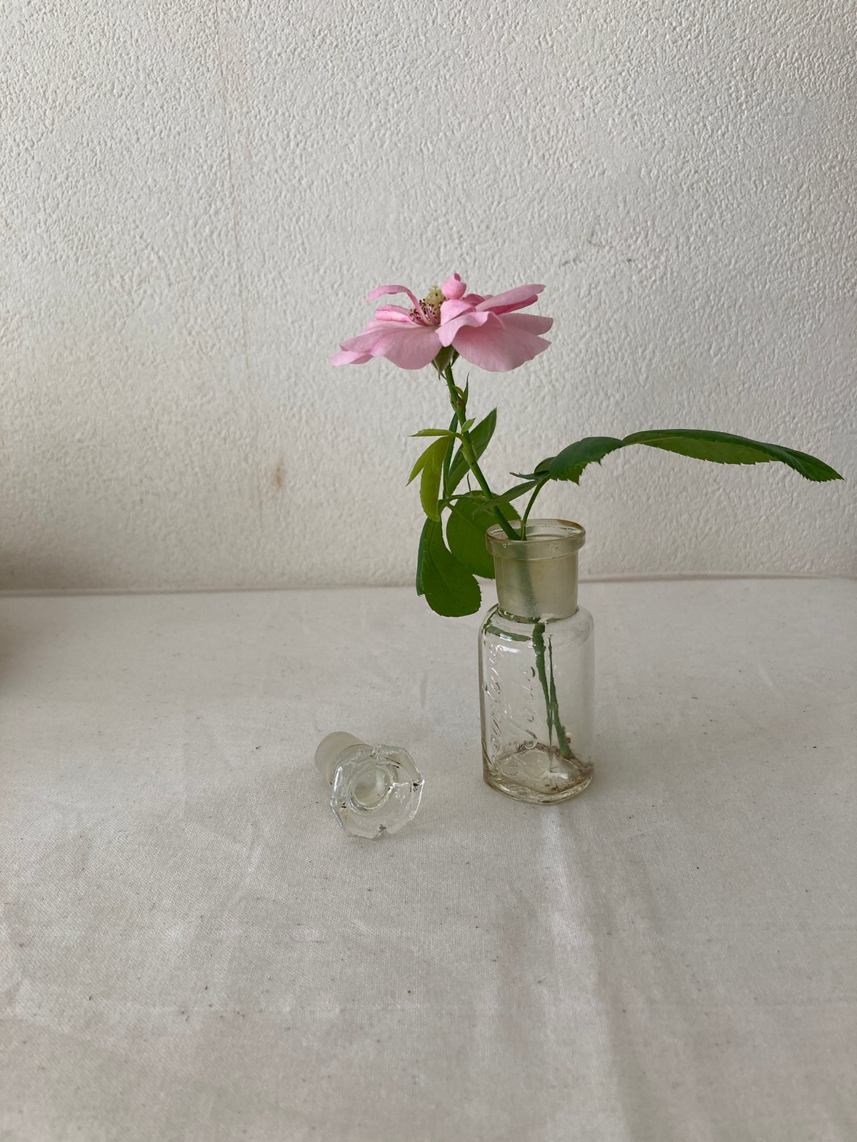 アンティークビミニガラスの花瓶 フランスアンティーク ガラス小瓶 | minon antiques