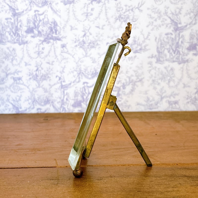 フランスアンティーク 真鍮製リボン装飾 フォトスタンド②