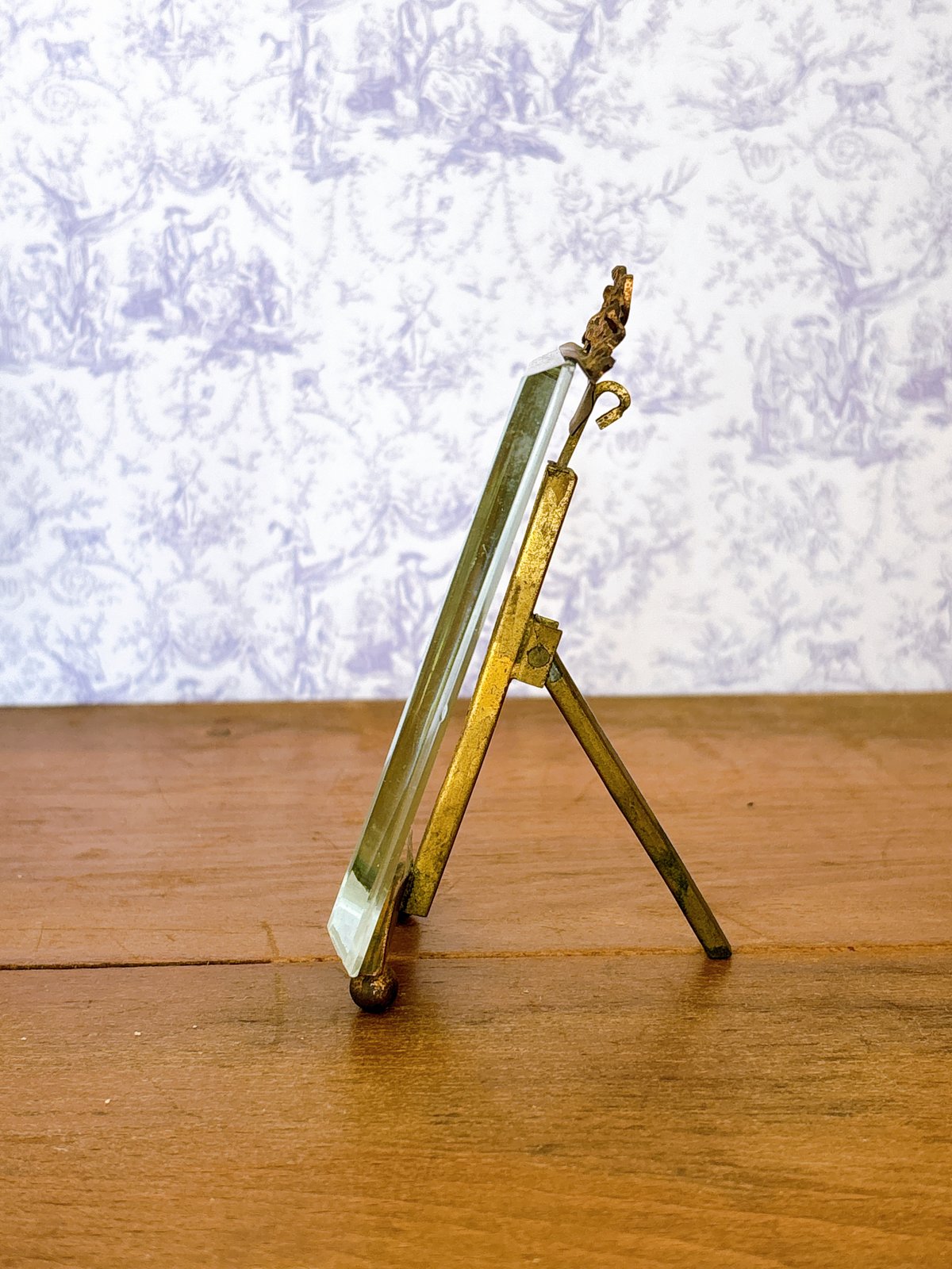 フランスアンティーク 真鍮製リボン装飾 フォトスタンド | minon antiques