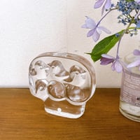 フィンランドヴィンテージ　iittala  ガラスのオブジェ　ことり