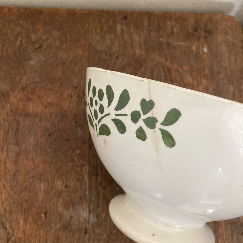 フランスアンティーク bol a cafe au lait カフェオレボウル お花の