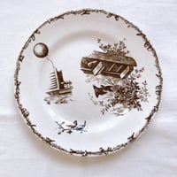フランスアンティーク　Choisy le Roi　ディナープレート