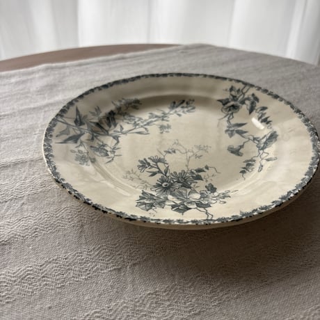 フランスアンティーク　HB＆Cie Choisy le roi製　デザート皿　Moscouシリーズ