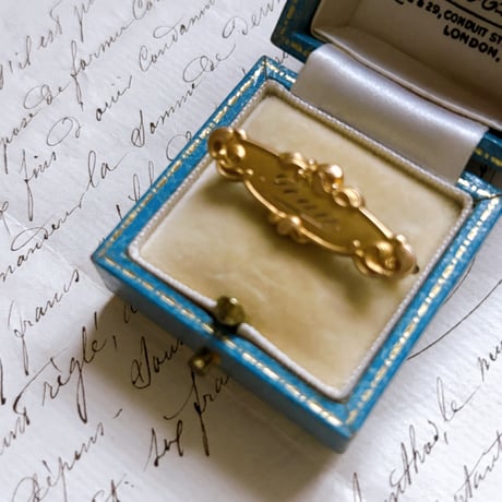 フランスブロカント ブローチ・ヤドリギ | minon antiques