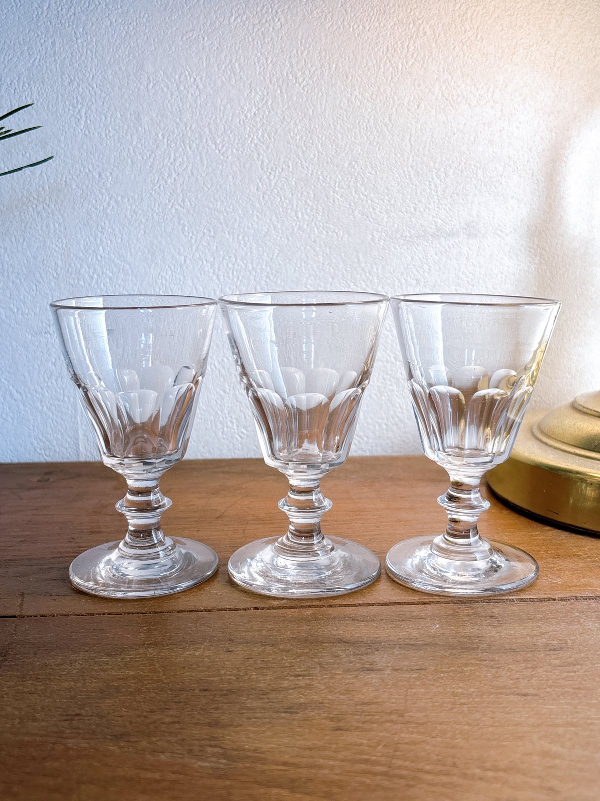 フランスアンティーク リキュールグラス 吹きガラス製 | minon antiques