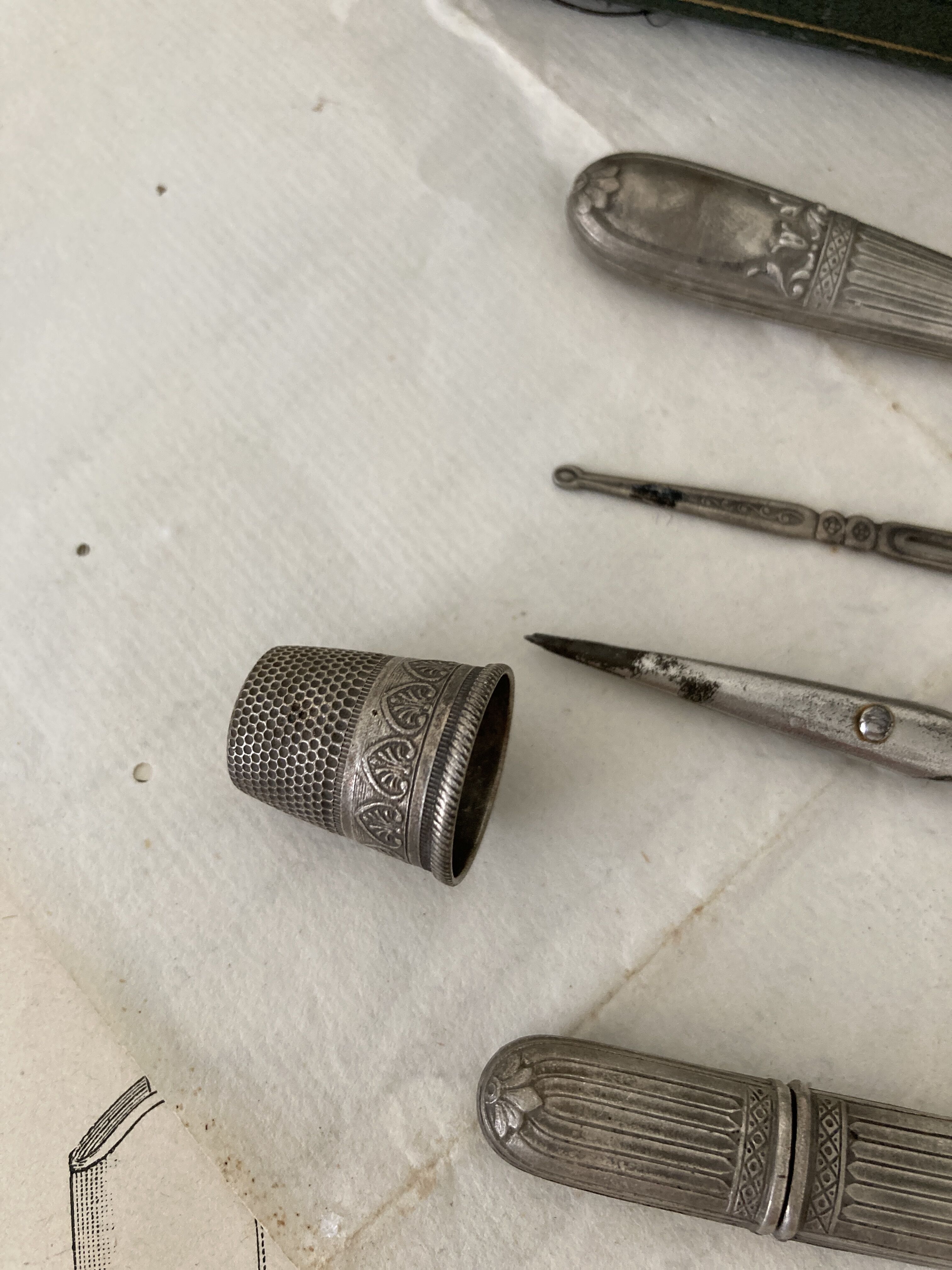 フランスアンティーク　メルスリー フランスアンティーク メルスリー お裁縫セット | minon antiques