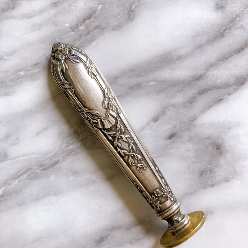 フランスアンティーク 宿木 シルバー シーリングスタンプ