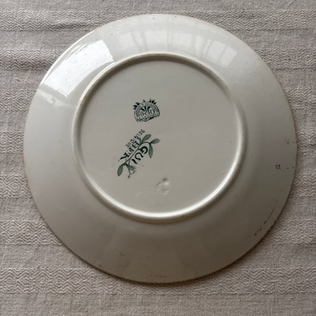 ベルギーヴィンテージ　Boch Freres製　プレート　ヤドリギ