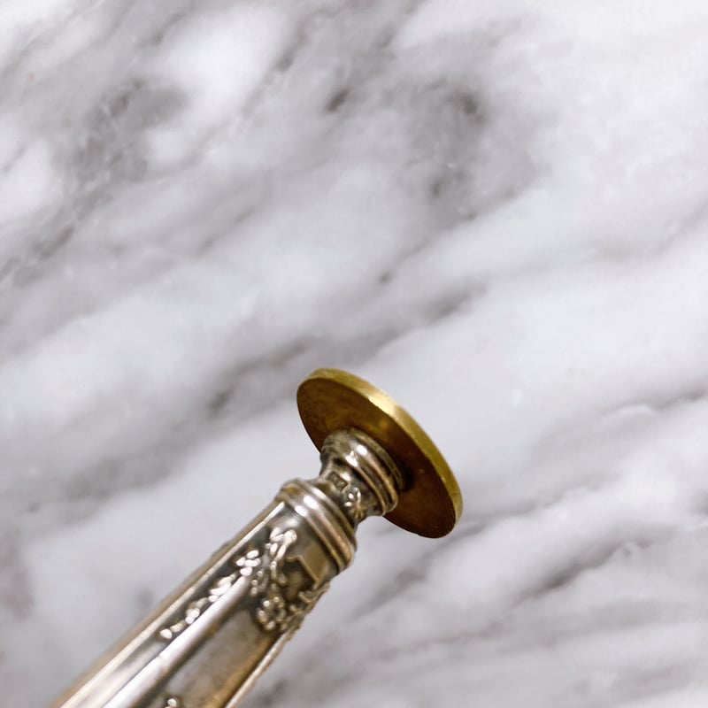 フランスアンティーク　宿木　シルバー　シーリングスタンプ　ステーショナリーセット フランスアンティーク 宿木 シルバー シーリングスタンプ