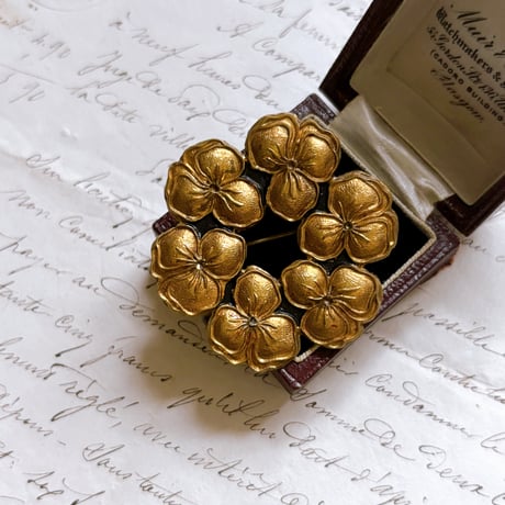 フランスブロカント ブローチ・ビオラ | minon antiques