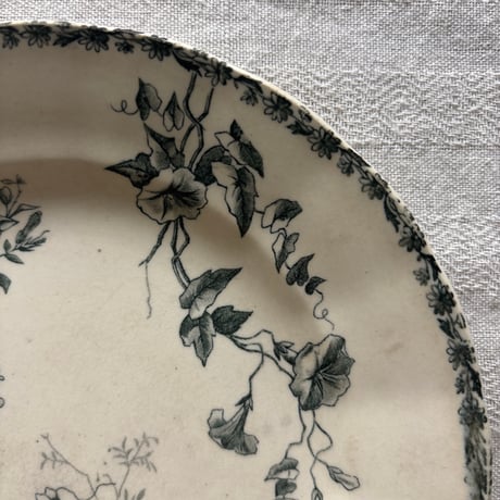 フランスアンティーク　HB＆Cie Choisy le roi製　デザート皿　Moscouシリーズ