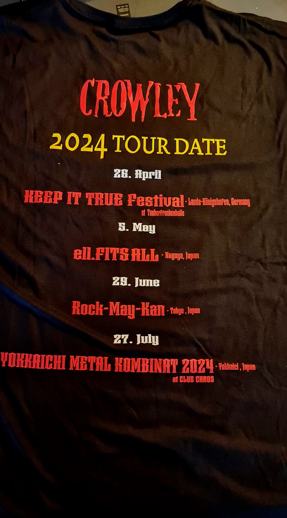 ドイツ産 Whisper of the Evil デザイン 2024 Tシャツ XLサイズ |