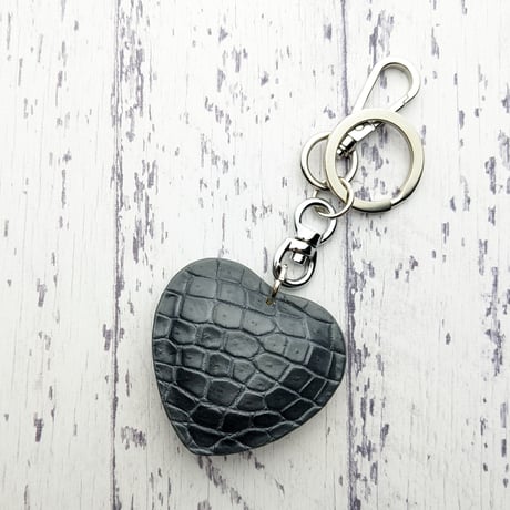 Yuhaku YFA171 クロコダイル キーケース（Gray） YFA171 クロコダイルキーケース ｜美しい色彩の革財布、革製品通販