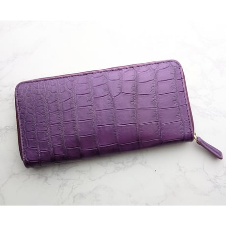 本日特別お値下げ！黒と紫のクロコダイル長財布 本日特別お値下げ！黒と紫のクロコダイル長財布 本日特別お値下げ！黒