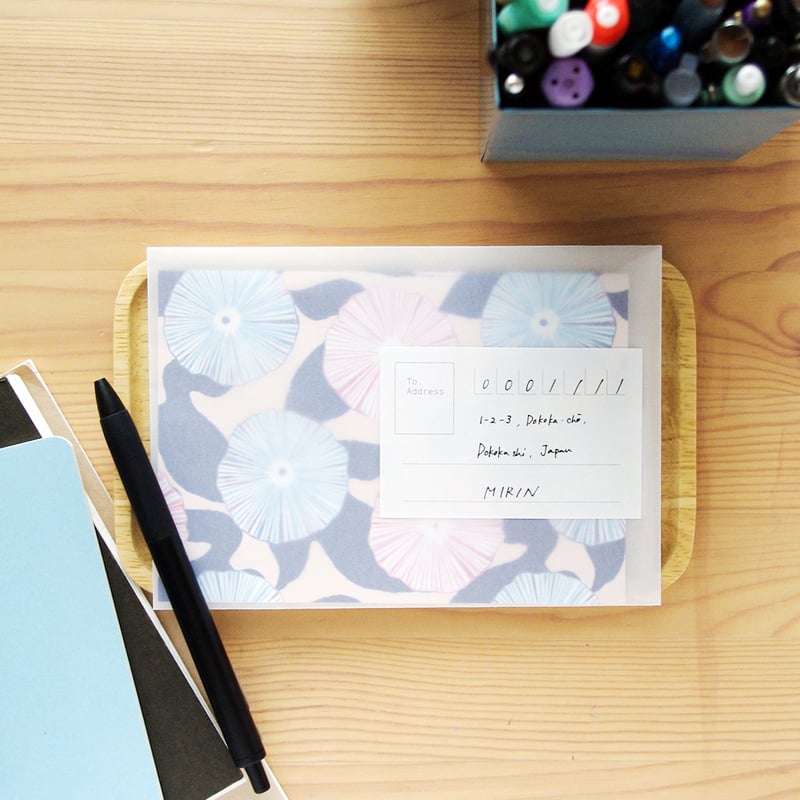 朝顔｜レターセット | MIRIN