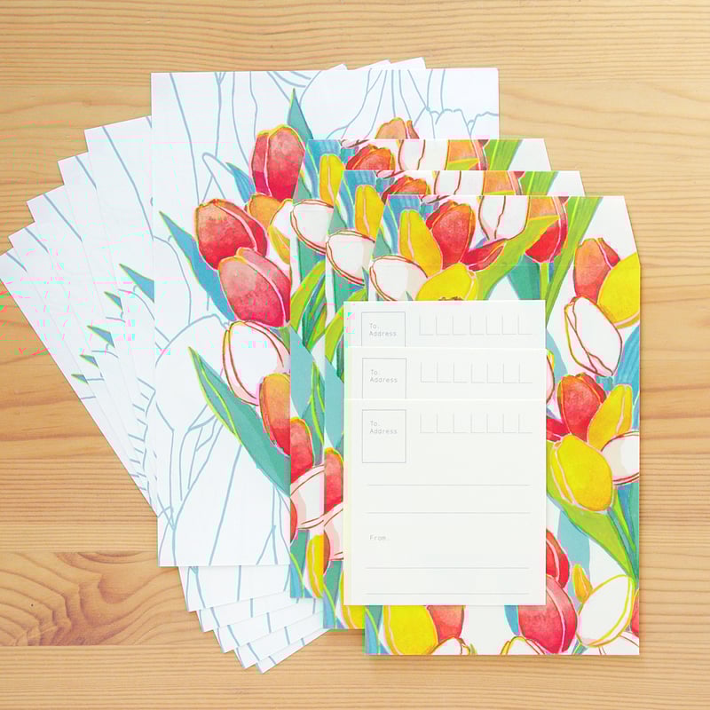 チューリップ｜レターセット | MIRIN