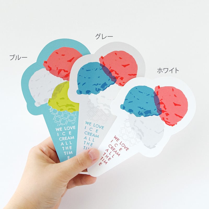 K-POP タレントカード アイスクリーム ice cream｜メッセージカード | MIRIN