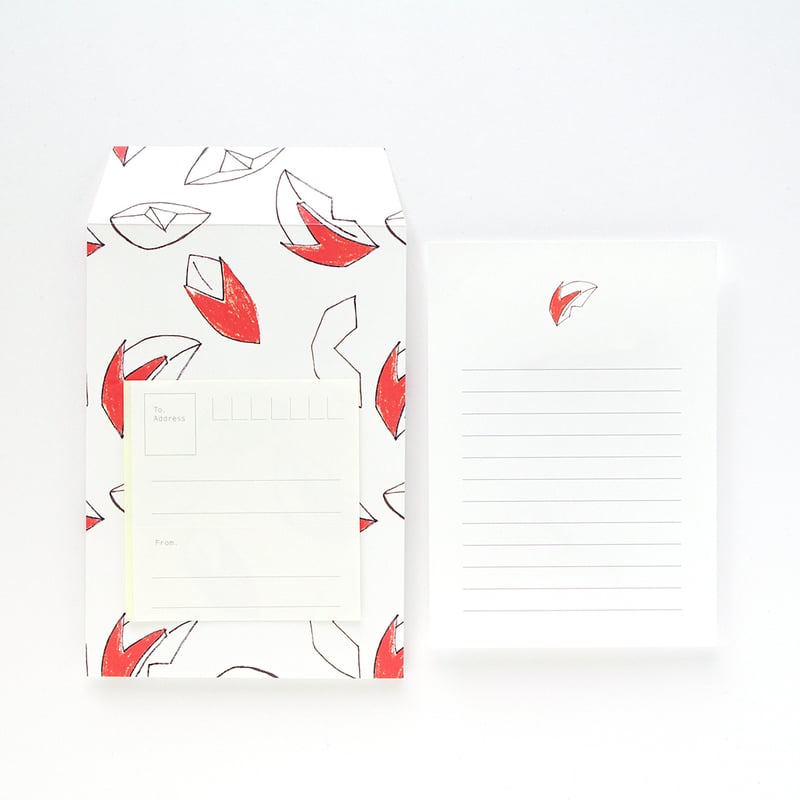 うさぎリンゴ｜お気持ちレターセット | MIRIN