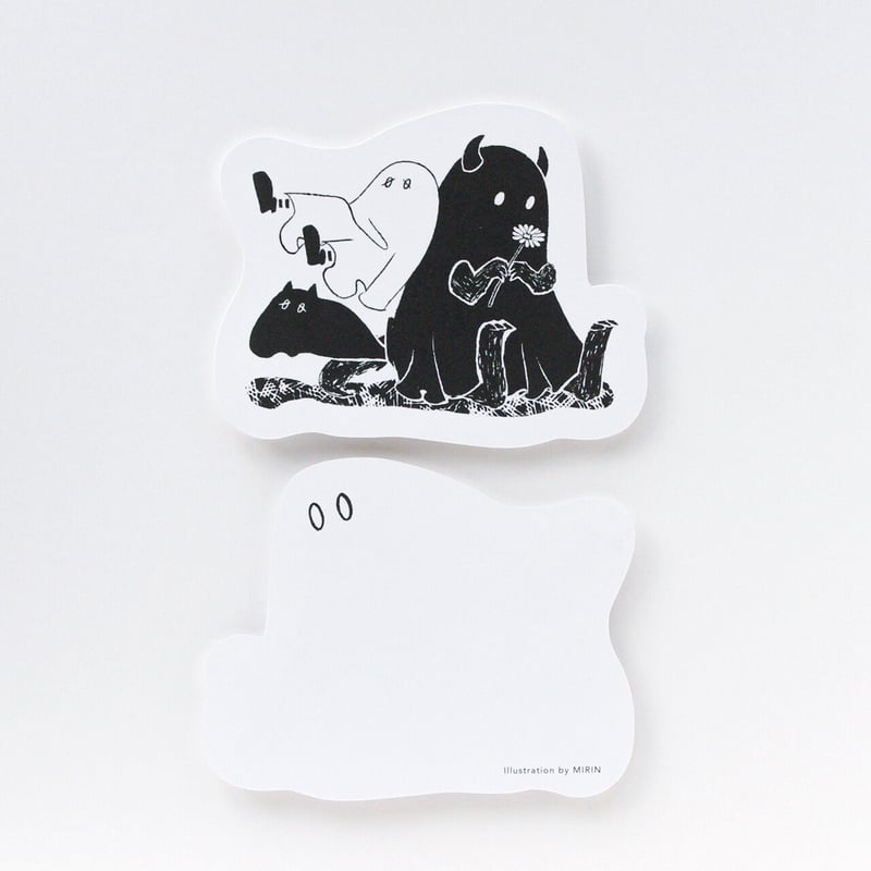 オバケがまったり｜メッセージカード | MIRIN