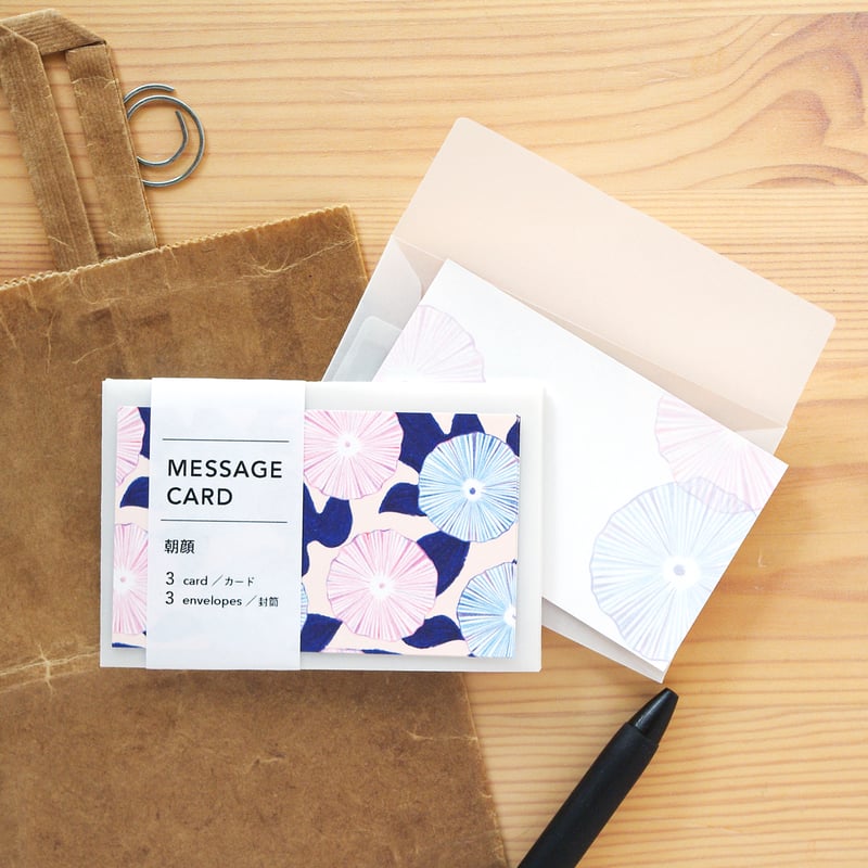 朝顔｜メッセージカードセット | MIRIN