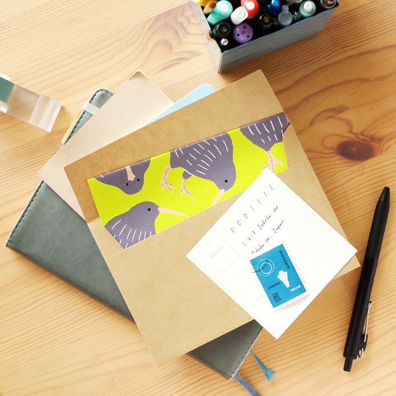 キーウィ｜レターセット | MIRIN