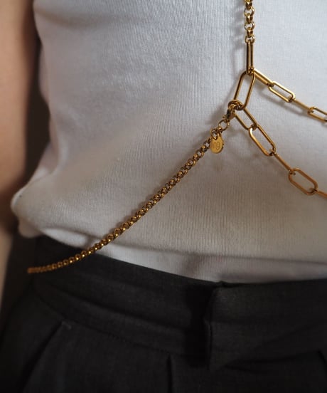 gold chain  harness