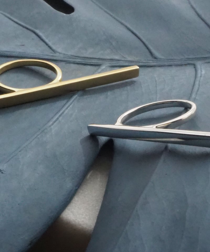 ing Ⅹ slim stic bar ring silver | ing
