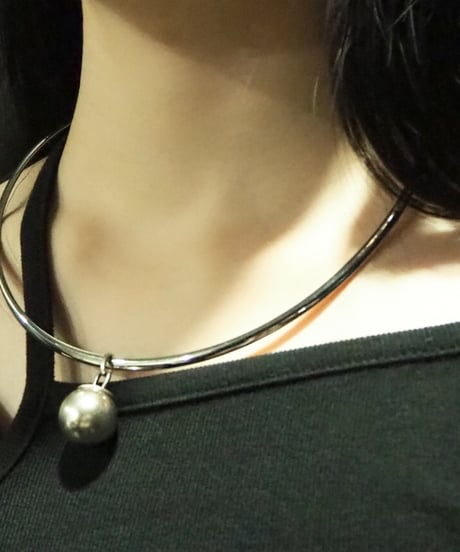 No.60073 silver or gold warp necklace