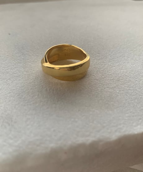ing... original⑤ silver925× K24gp cross ring