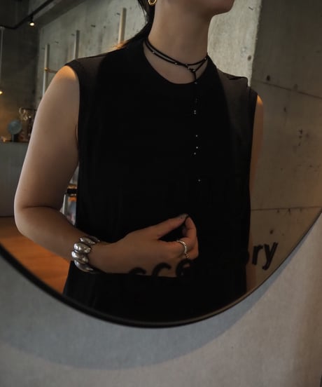 61075 loop draw choker （gold or silver)