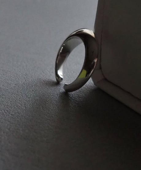 No.3①ing...  2way disk pinkie and earcuff silver