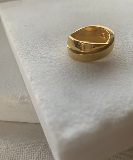 ing... original⑤ silver925× K24gp cross ring