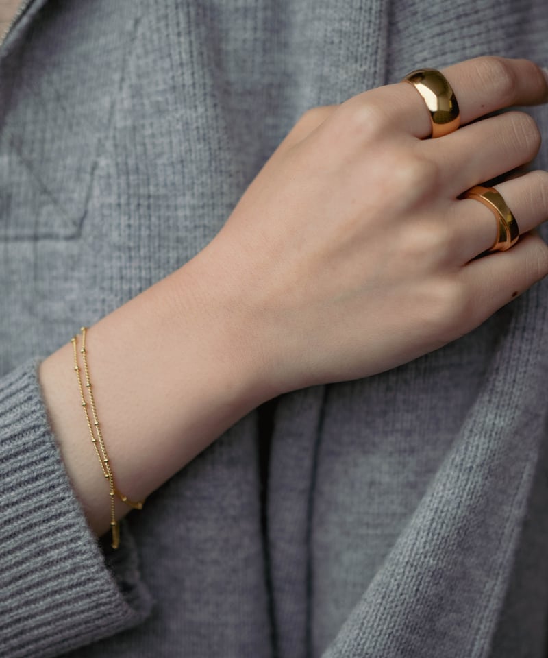 ing original⑤ silver925× K24gp cross ring | ing