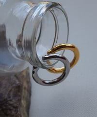 No.4 2way hoop earcuff ring