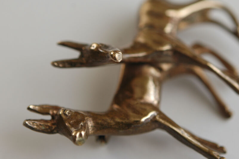 北欧ヴィンテージブローチ＊子鹿バンビ＊シルバー925＊アンティーク