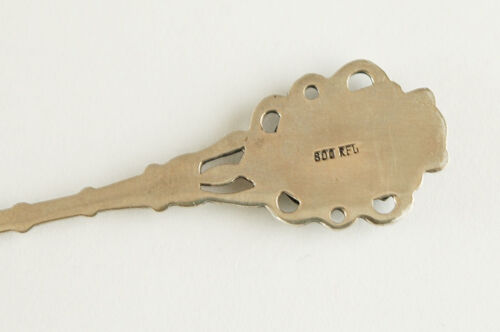 ドイツ製 1930年 純銀 ソルトセル & スプーン付（800刻印 ドイツ製