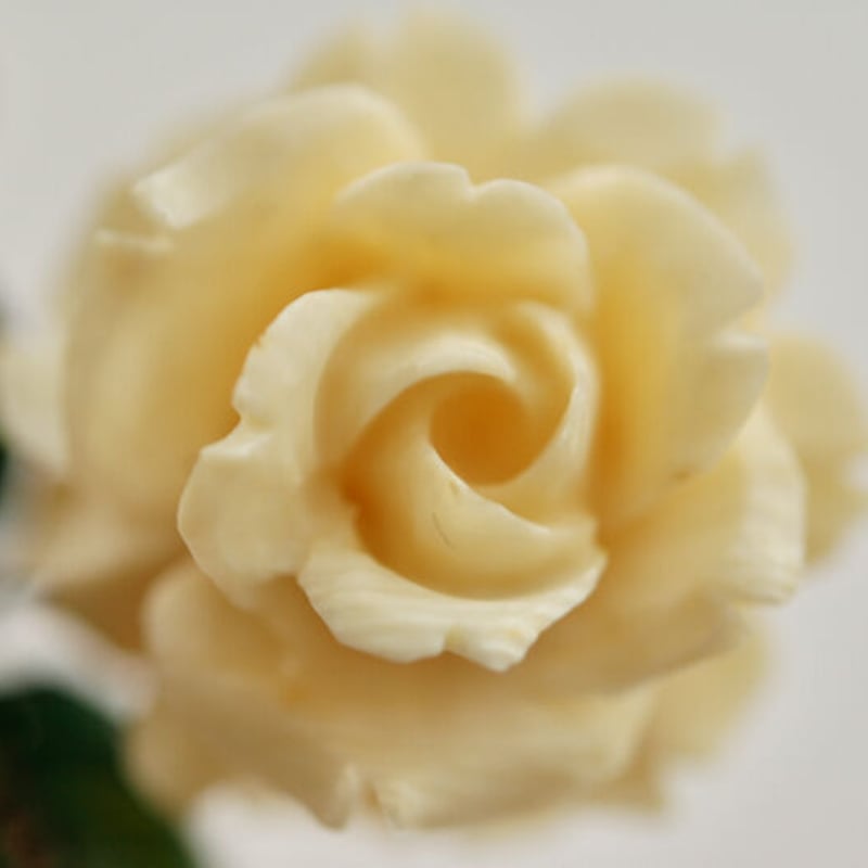 ドイツ製 silver × glass enamel オックスボーンの白薔薇 ドイツ製 silver × glass enamel オックスボーンの白薔薇