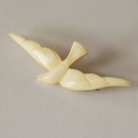 Art Deco 羽ばたく鳥のヴィンテージブローチ/イギリス