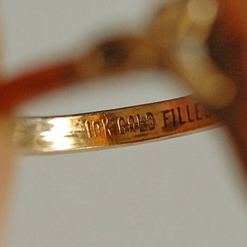 リンク　ヴィンテージ　10k 刻印　あり USA製1958年BALFOUR社ヴィンテージグリフィン鷲獅子オニキス